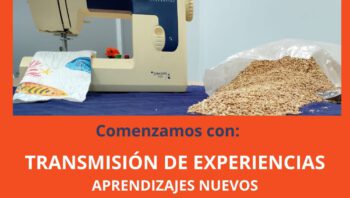 Comenzamos con TRANSMISION DE EXPERIENCIAS, lee texto foto.